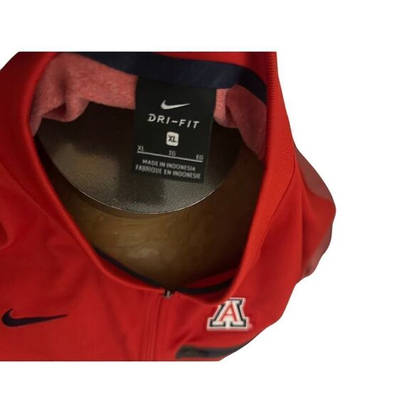 Nike DriFit Arizona Wildcats Men’s XL Half ZIP Pullover - Picture 3 of 5